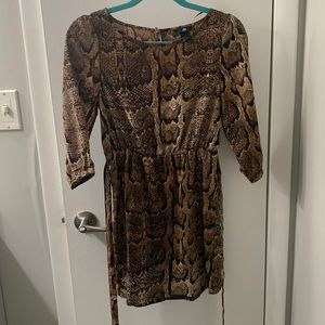 Leopard print H&M size 6 mini dress
